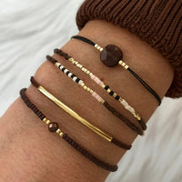 Diamond Bracelet - Chocolate Brown