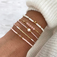 Little Beads Bracelet - Pearl Shine