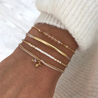 Dainty Duo Bracelet - Champagne