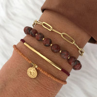 The Essence Bracelet - Moody Red