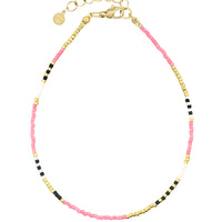 Delicate Anklet - Hot Pink