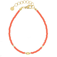 Elegance Bracelet - Coral Red
