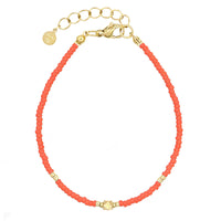 Elegance Bracelet - Coral Red