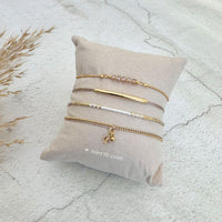 Bracelet Set 'White & Natural'