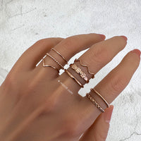 Basic Stacking Ring - Rose Gold