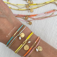 Summer Pastels Bracelet - Soft Lemon