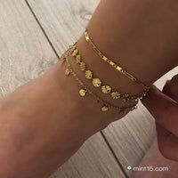 Delicate Chain Anklet - Rose Gold