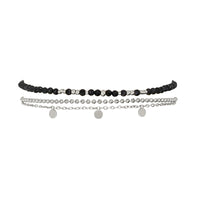 Bracelet 'Alexis' - Black Obsidian