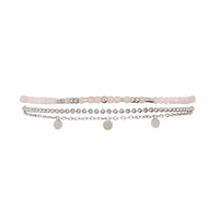 Bracelet 'Alexis' - Rose Quartz