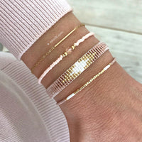 Beaded Bracelet 'Vintage Pink Diamond' - Last Stock!