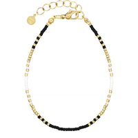 Delicate Bracelet - Black & White