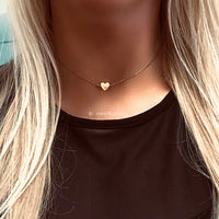 Little Heart Necklace - Rose Gold