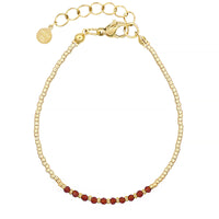 Little Faceted Beads (Spinel) - Deep Red
