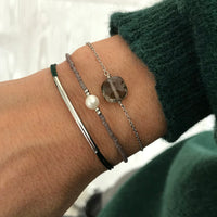 Zirkonia Bracelet - Smoked Topaz