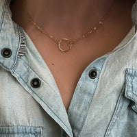 Infinity Ring Necklace
