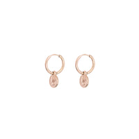Little Coin Earrings - Rose Gold