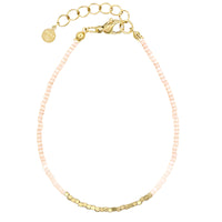 Silk Satin Bracelet - Soft Peach
