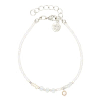 Pulsera Mix - Blanco y Perla