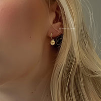Little Coin Earrings - Rose Gold