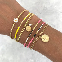 Summer Pastels Bracelet - Soft Lemon