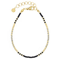 Delicate Bracelet - Black & Army Green