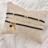 Little Beads Anklet - Black