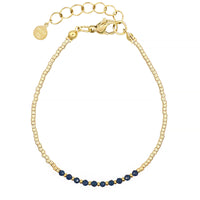 Little Faceted Beads (Spinel) - Navy Blue