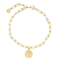 Chain & Coin Bracelet