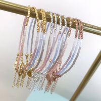 Silk Satin Bracelet - Soft Peach