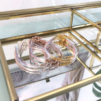 Silk Satin Bracelet - Soft Peach