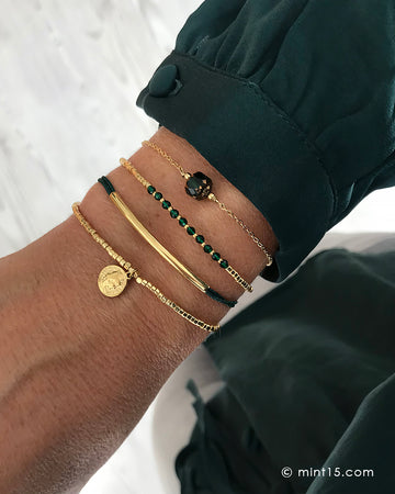 Bracelet Set 'Forest Green'