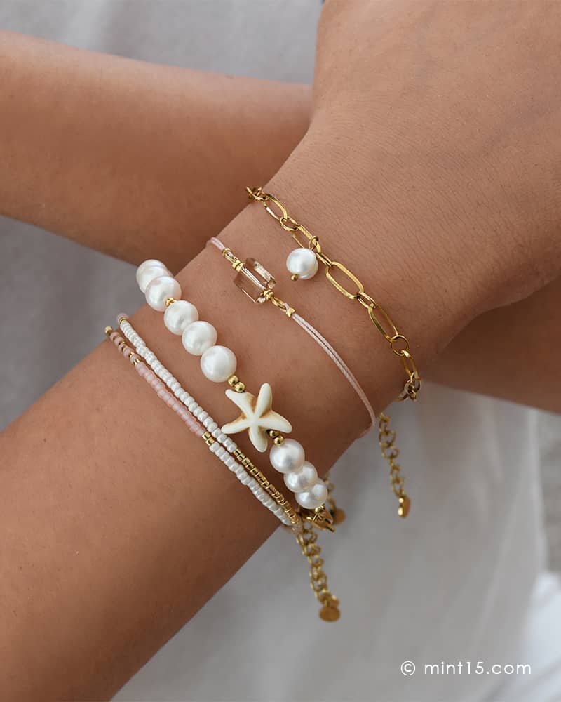 Champagne Glow Bracelet