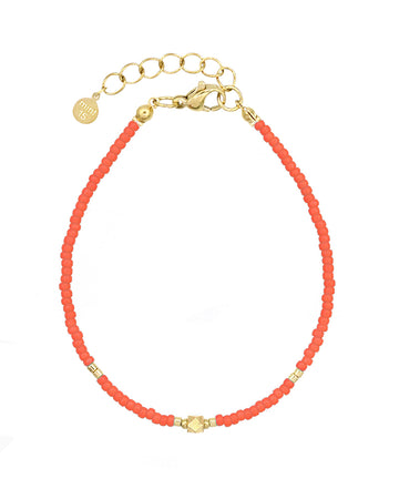 Elegance Bracelet - Coral Red