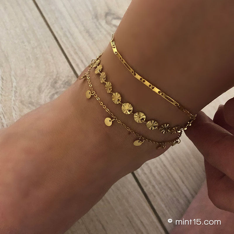 Delicate Chain Anklet - Rose Gold
