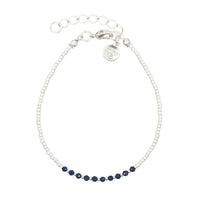 Little Faceted Beads (Spinel) - Navy Blue