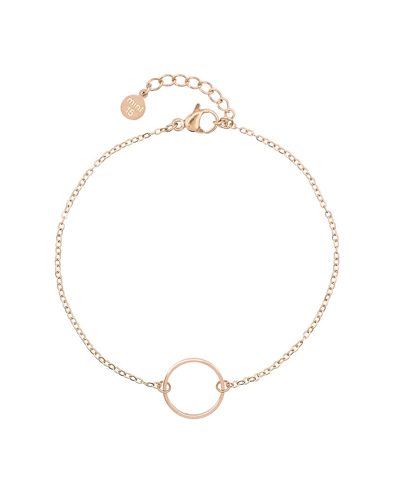 Infinity Ring Bracelet - Rose Gold