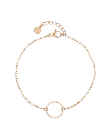 Infinity Ring Bracelet - Rose Gold