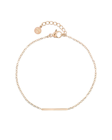 Little Bar Bracelet - Rose Gold