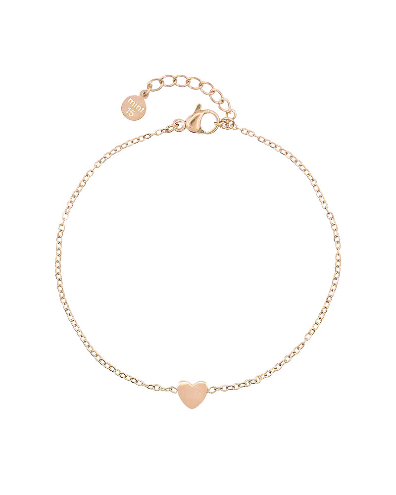 Little Heart Bracelet - Rose Gold