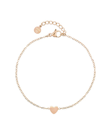 Little Heart Bracelet - Rose Gold