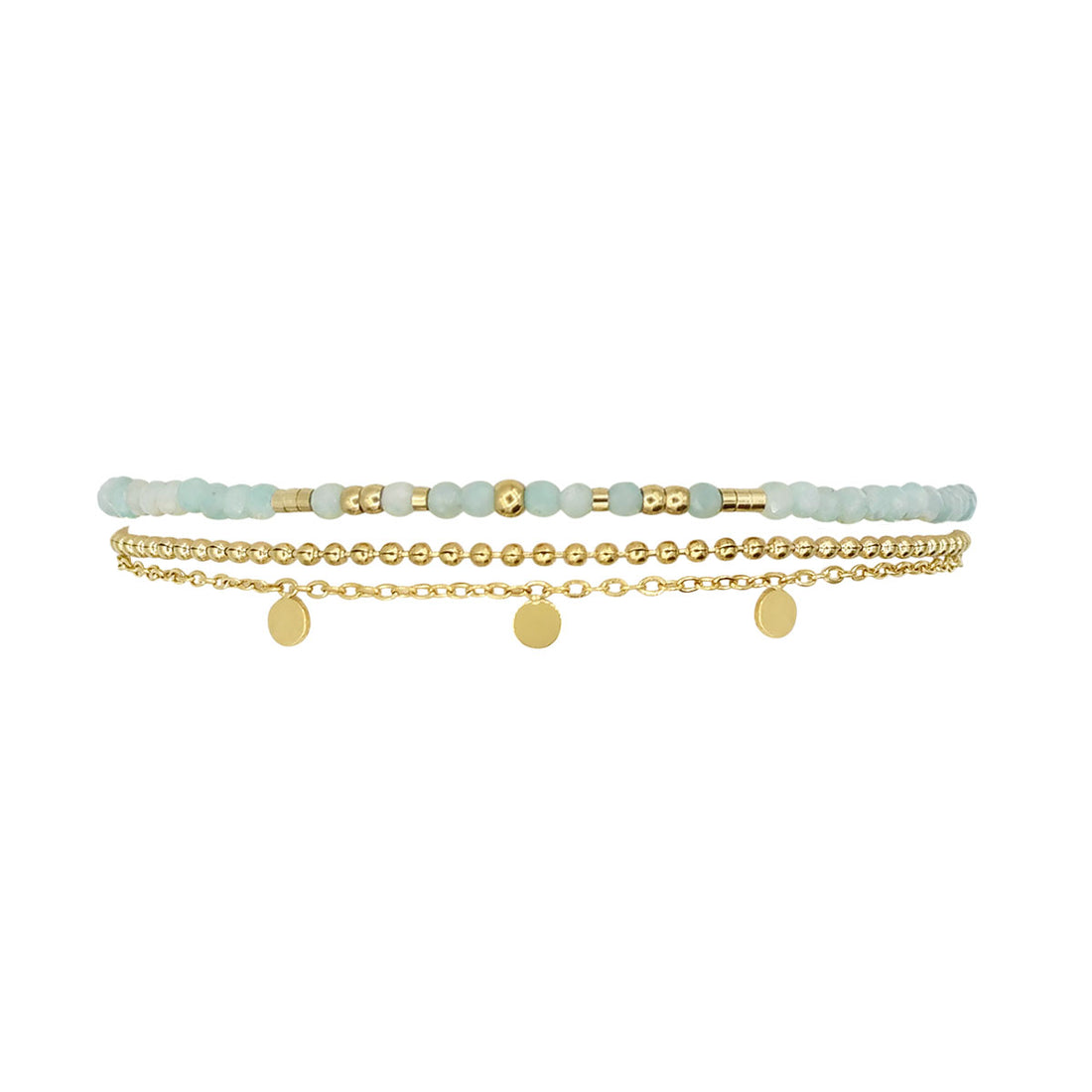 Bracelet 'Alexis' - Amazonite