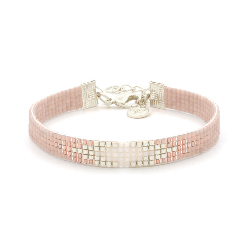 Pulsera Beads 'Vintage Pink Diamond'