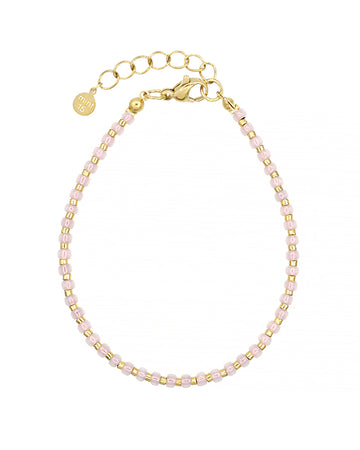 Dotted Bracelet - Shiny Vintage Pink