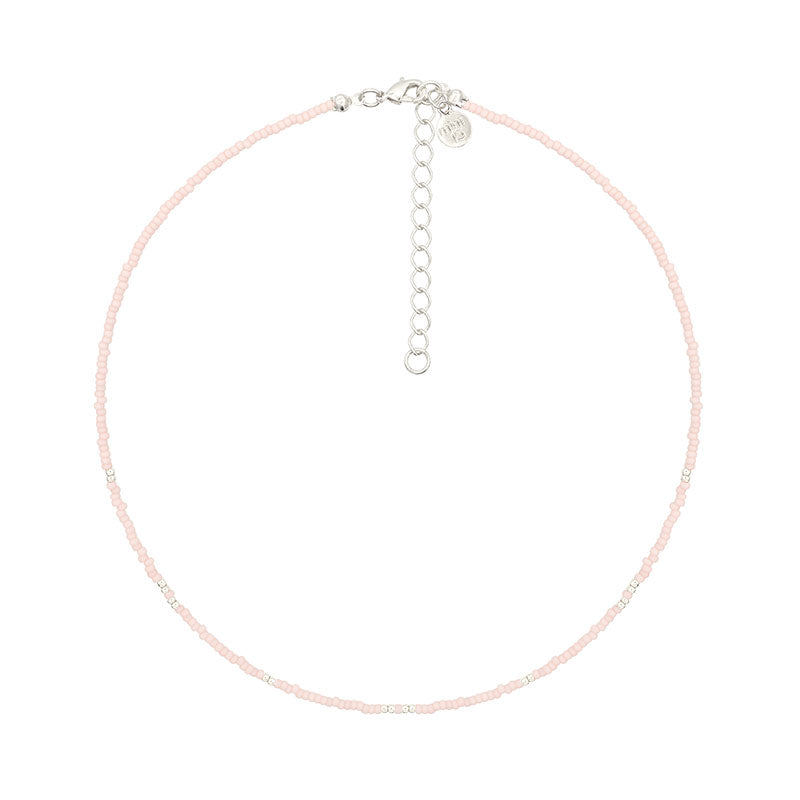 Little Beads Necklace - Soft Pink