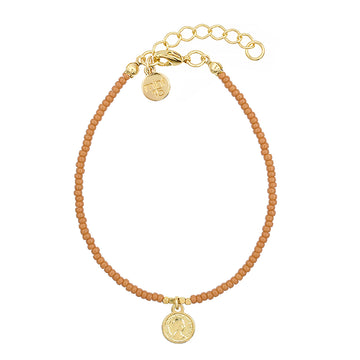 Little Coin Bracelet - Caramel