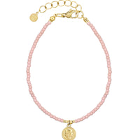 Little Coin Bracelet - Vintage Pink