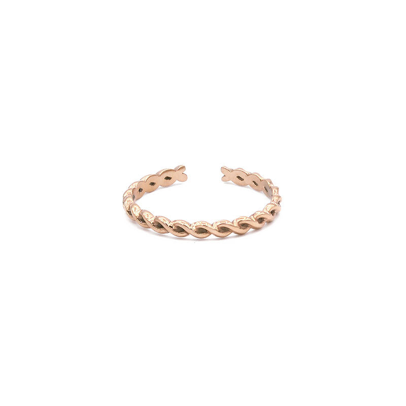 Ring 'Twisted' - Rose Gold