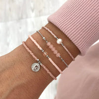 Diamond Bracelet - Soft Pink