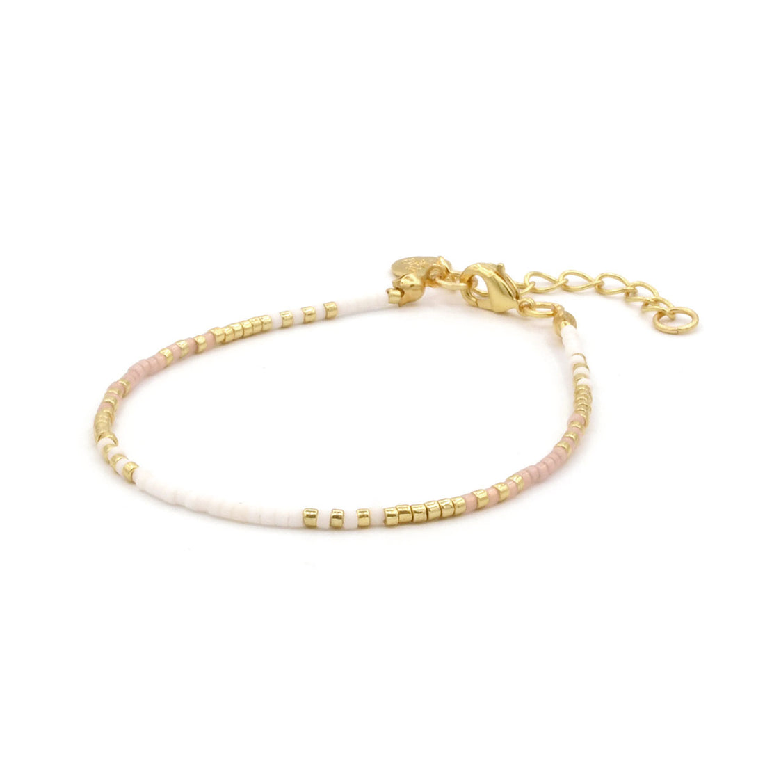 Delicate Bracelet - White & Pink