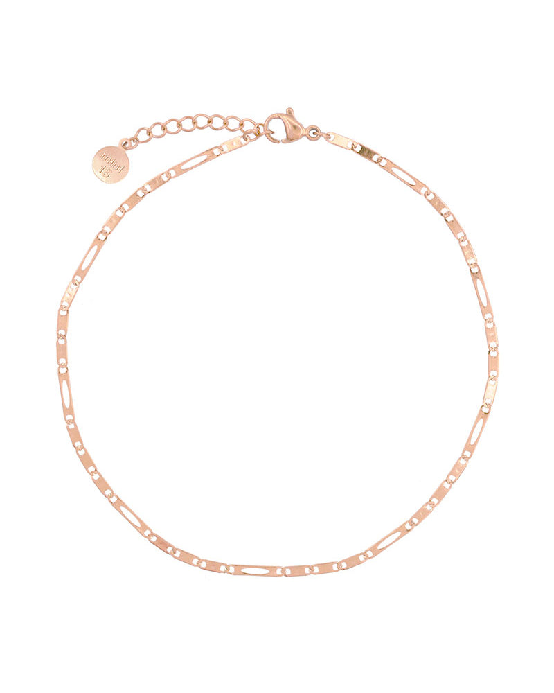 Delicate Chain Anklet - Rose Gold